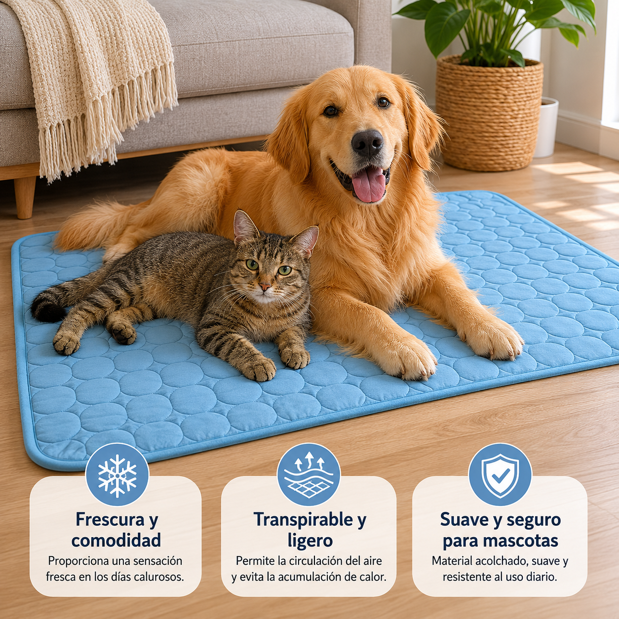 Alfombrilla Fresca Para Mascotas
